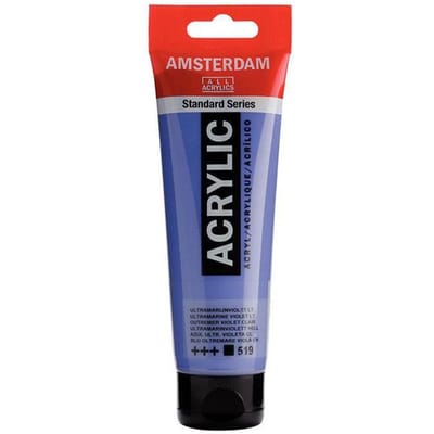 Amsterdam Standard Series Acrylverf Tube 120 ml Ultramarijnviolet Licht 519