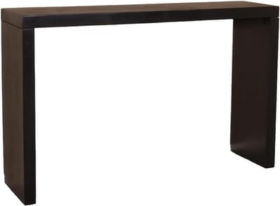 Bijzettafel mangohout - Side table industrieel - Woonkamer inrichten - Duurzaam materiaal - 120 cm breed - Zwart