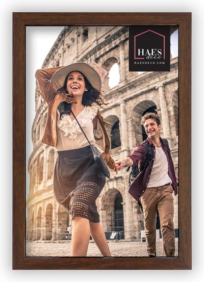 HAES DECO - Houten fotolijst Roma bruin voor 1 foto formaat 15x20 - SP13820