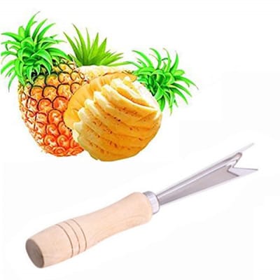 Dailygoods - Ananas Oogschiller - Roestvrij Staal - Praktisch Ontwerp - Handmatig - Makkelijk in Gebruik - Voor Ananasliefhebbers - Perfecte Keukenacc