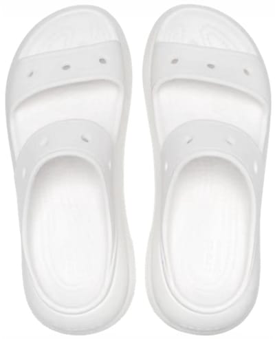 Crocs Classic Crush Sandal White Blanc Maat 43/44 US M!0/W12