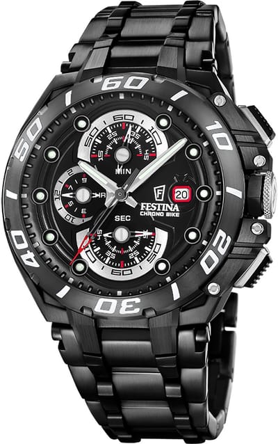 FESTINA MEN'S BLACK WATCH F20756/1