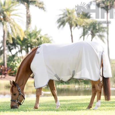 Zomervliegendeken voor paard zonder nekgedeelte Amigo Bug Rug 198 cm