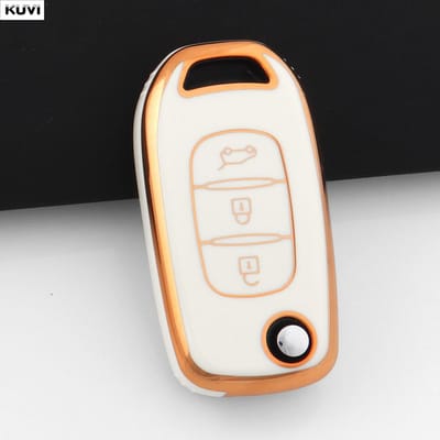 Coque de protection en TPU pour clé de voiture à rabat Fob Shell Pour Renault Kadjar Captur Megane Sandero Stepway Logan Clio 5 Arkana Kwid