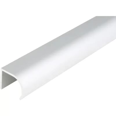 Alberts 475253 greepprofiel | aluminium, zilverkleurig geanodiseerd | 1000 x 25 x 19 mm