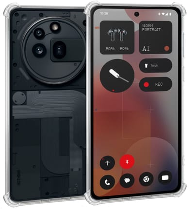 ChiGuard Hoesje Geschikt voor Nothing Phone (3a) Pro - Hoesje - Shock Proof Case – Cover Transparant
