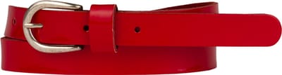Petrol Industries Riem Meisjes - Broekriem - Verstelbaar - Leer - Rood - 75 cm
