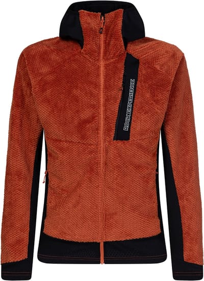 Rock Experience Blizzard Tech Fleece Met Volledige Rits Oranje M Man