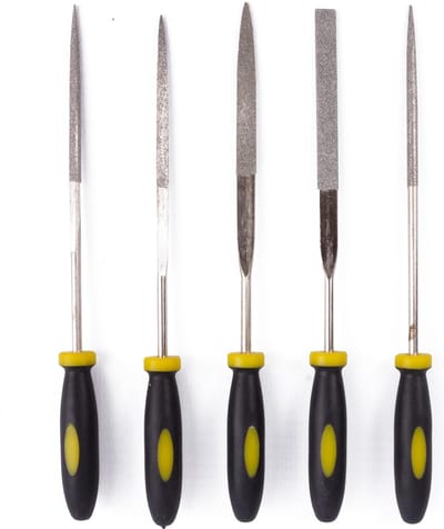 Benson Compacte diamant vijlset - 5 vormen - ergonomisch - 150 mm - precisiewerk