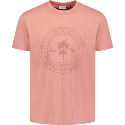 T-shirt met ronde hals en korte mouwen met print