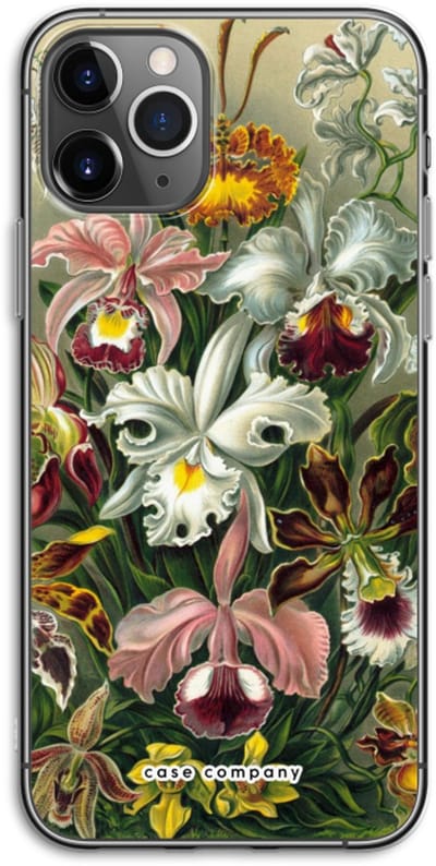 Case Company® - Hoesje geschikt voor iPhone 11 Pro hoesje - Haeckel Orchidae - Soft Cover Telefoonhoesje - Bescherming aan alle Kanten en Schermrand