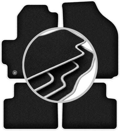 CARLUX-SILVER automatten voor: Chevrolet Matiz hatchback (2004-2009)
