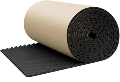 Geluidsisolatie Panel - Geluidsdempend Materiaal - Geluidsreductie Auto - Zelfklevend Waterdicht - 100x50cm - Zwart