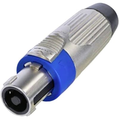 Neutrik NLT4FXX Stekker Bus Aantal polen: 4 Zilver, Blauw 1 stuk(s) Piece