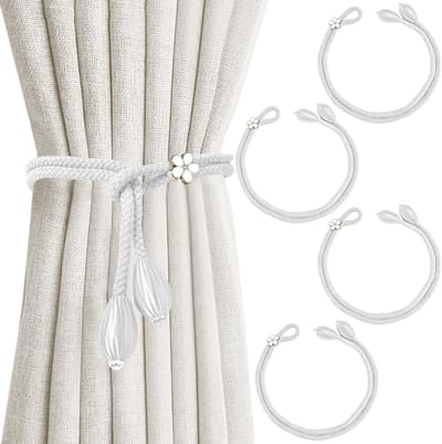 Dailygoods - Gordijnbinders Set van 4 Stuks - Elegante Boho-Stijl Gordijnbinders