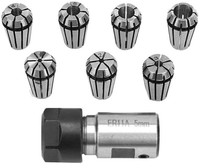 Store_8 - ER11 Precisie Spantang Set - Graveermachine Accessoires - 5 Millimeter - Motor As Houder Verlengstuk - Draaibank Gereedschap - Hoogwa...