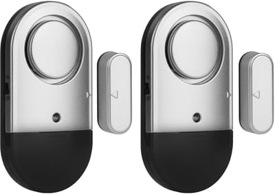 Store_7 - Deur- en raamalarm - Diefstalbeveiliging - 120db alarmsysteem - Zwart Grijs - Veiligheid voor thuis - Geschikt voor kinderen