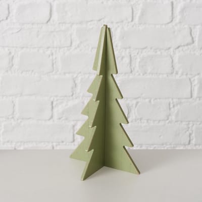 Beeld kerstboom 3 delig groen