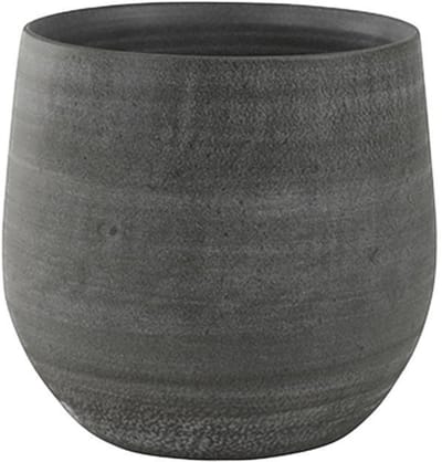 Ter Steege Plantenpot/bloempot - keramiek - mystic grijs - 31 x 28 cm - bloempot