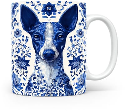 Mok Muntjac hond Beker voor koffie of tas voor thee, cadeau voor dierenliefhebbers, moeder, vader, collega, vriend, vriendin, kantoor, opa, oma, hond, kerst, sinterklaas, verjaardag