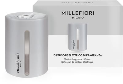 Millefiori Milano - Elektrische Geurverspreider - Pearl Grey - Stopcontact