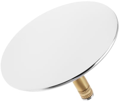 Dailygoody - Badkamer Wastafel Afvoerplug - Verstelbaar - Koper Chrome - Dubbele Verzegeling - Geschikt voor Keuken en Badkamer - Zilver