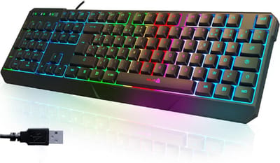 Chroma Gaming Toetsenbord AZERTY FR - Bedraad USB - RGB Verlichting - Hoge Prestaties Voor PC - PS4 - Windows & Mac