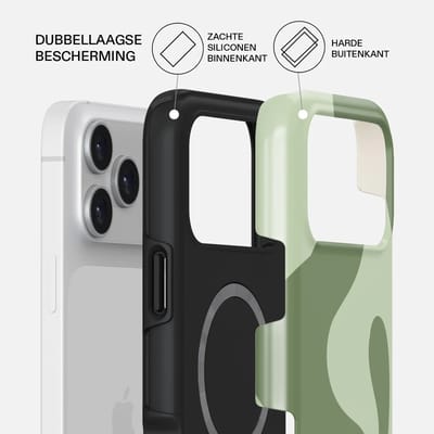 Burga Tough Backcover geschikt voor MagSafe geschikt voor iPhone 17 Pro - No Rush