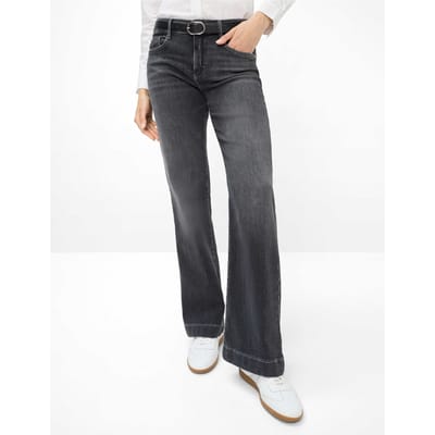 Brax Dames Jeans  Style MAINE USED GREY, denim mediumgrijs, maat 34