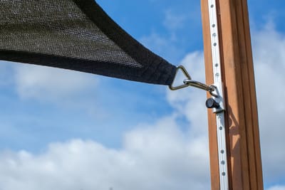 Wovar Schaduwdoek Rails met Verstelbaar Oog 100 cm | Per Stuk | Premium Schaduwdoeken