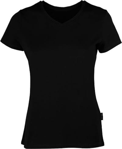 HRM - Women´s Luxury V-Neck Tees - Black - XL