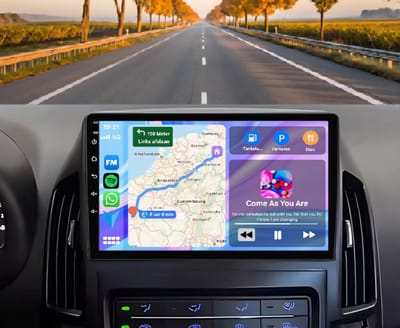 Autoradio 4/64 met Carplay en Android auto | Geschikt voor Hyundai i30 2006-2011 | Radio scherm met Navigatie | 2006 2007 2008 2009 2010 2011