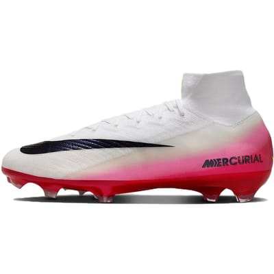 Nike Zoom Mercurial Superfly 10 Elite FG Fear Nothing Pack Unisex Sneakers Wit University-Rood Donker-Obsidiaan HJ7321-600 42