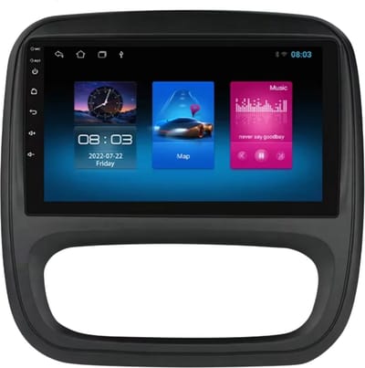 Autoradio met bluetooth - Carplay - Voor Renault Trafic 3 & Opel Vivaro B (2014-2021) - Geschikt voor Apple en Android - Stereo - Navigatie - Navigatiesysteem auto - 1GB 16GB