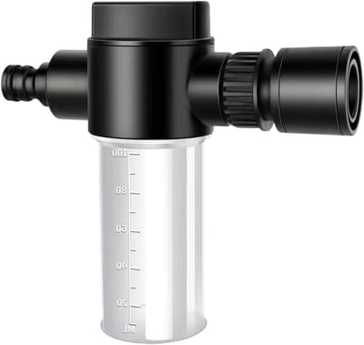 Schuimlans Tuinslang - Schuim Opzetstuk - Gazon Bemesten - Nauwkeurige Indicator - 100 ml - Transparant