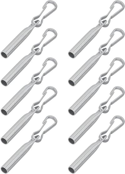 ProPlus Kabeleindsluiting - Staal - Ø 6 mm - 90 mm - Simplex haken - 10 stuks