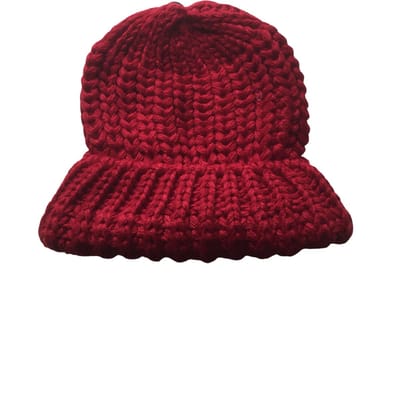 Hoogkwalitatieve Meisjes Kinder Muts / Beanie - One Size - Rood