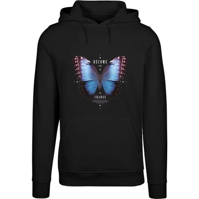 Mister Tee - Become The Change Butterfly Hoodie/trui - XS - Zwart
