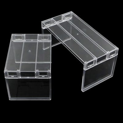 Opbergrek voor de koelkast en keuken - Stapelbaar en transparant multifunctioneel voor werkbladen, eetkamers en groentenkasten (2 stuks)