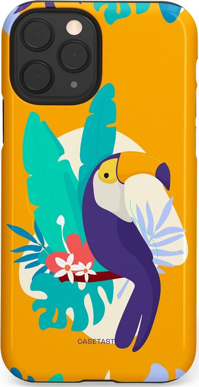 Casetastic Hoesje Geschikt voor Apple iPhone 11 Pro - Stijlvolle Beschermende Duo-layer Case - Toeceaan