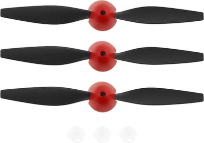 3 Sets Reserve Propellers voor RC Vliegtuigen met Propellerbesparingen en Adapters