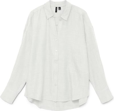 VERO MODA - VMMELANEY QUEENY LS SHIRT WVN NOOS - Dames - Blouses