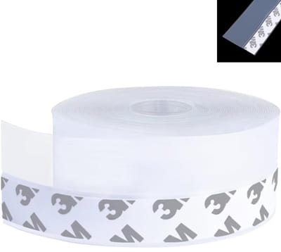 Zelfklevende Tochtstopperstrips - 10 m x 3,5 cm - Multifunctionele Afdichting voor Douche, Raam en Geluid