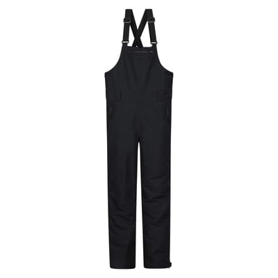 Mountain Warehouse Heren Eris Waterdichte Bib Front Skibroek (Zwart)
