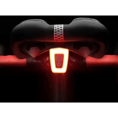 Fietsachterlicht Oplaadbaar Waterdicht LED Achterlicht Nachtfietsen Veiligheid Achterlicht gray