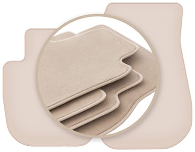 PREMIUM beige vloermatten voor: BMW Z4 G29 2019-2022