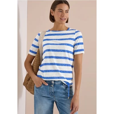 Shirt met burn-out look