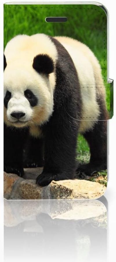 Samsung Galaxy Xcover 3 | Xcover 3 VE Telefoonhoesje met Pasjes Panda