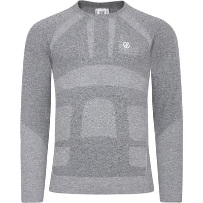 Dare 2B Heren In The Zone III Base Layer Top met lange mouwen (Houtskool Grijze Mergel)