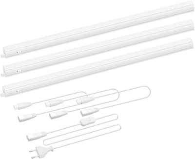 Verbindbare 8W LED Wandlamp voor Keuken onder Keukenkastjes - 573mm, Neutraal Wit, Met Schakelaar
